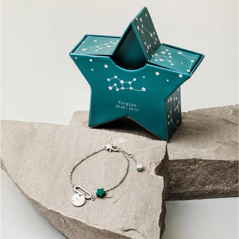 Bracciale con stella e pendente "Acquario"