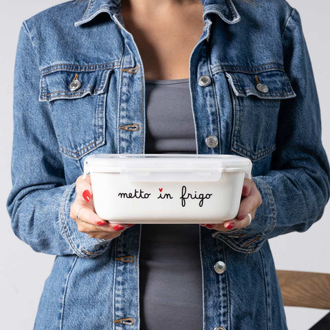 Contenitore in gres Metto in frigo - tg. L