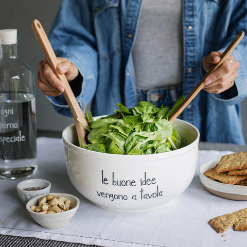 Insalatiera Le buone idee vengono a tavola