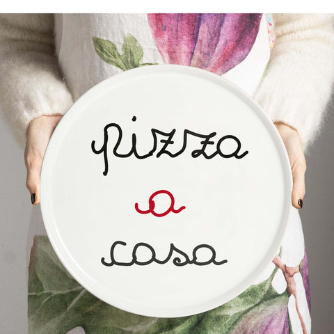 Piatto pizza Pizza A Casa 31,5 cm da Simple Day