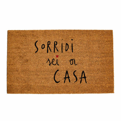 Zerbino sorridi sei a casa 45x75 cm Simple Day