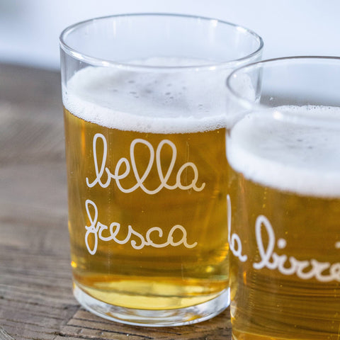 Bicchieri birra bella fresca