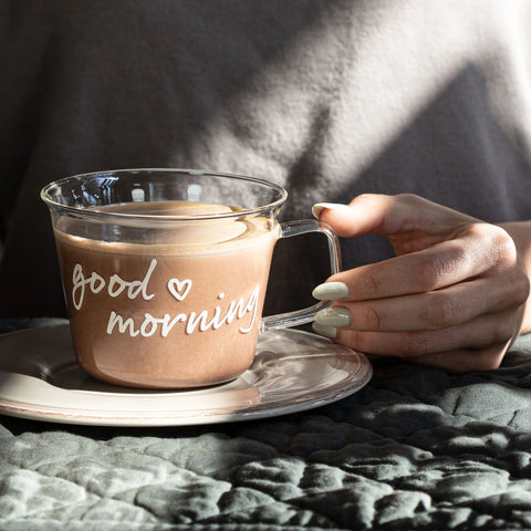 Set 2 tazze colazione Good Morning