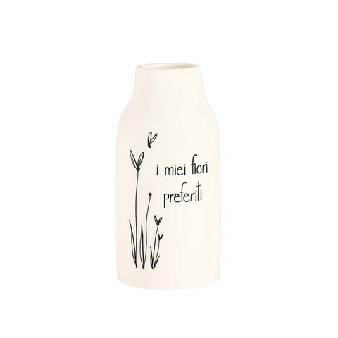 Vaso d.10xh21 cm I miei Fiori Preferiti Simple day