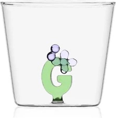 Bicchiere alphabet greenwood bloom G Ichendorf