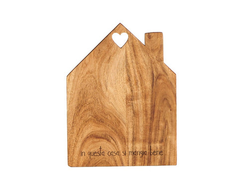 Tagliere casa in questa casa si mangia bene 23x30