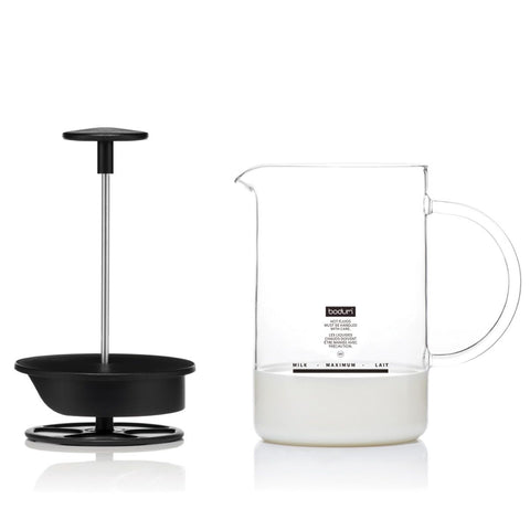 Montalatte con manico in vetro 0.25 l Bodum