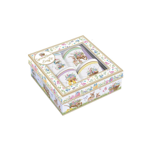 Set 4 bicchierini caffè in porcellana 100 ml SPRING BLOOM easy life