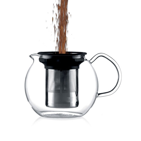 Teiera filtro in acciaio inox, 0,5 l Bodum