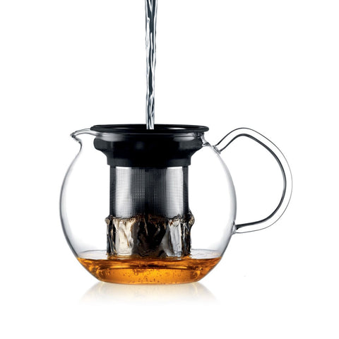 Teiera filtro in acciaio inox, 0,5 l Bodum