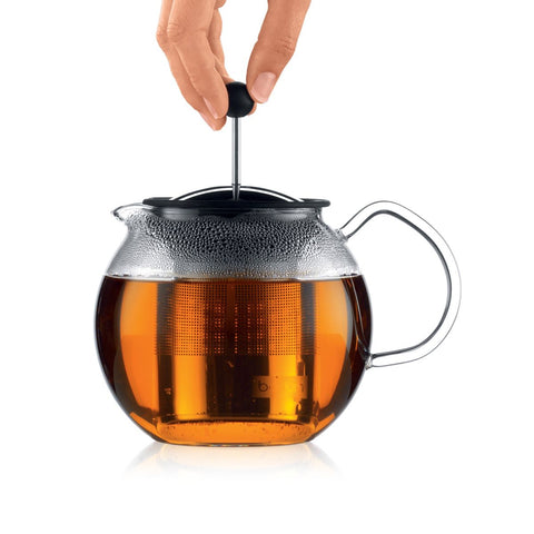 Teiera filtro in acciaio inox, 0,5 l Bodum