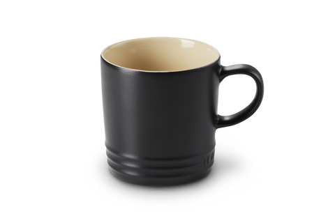 Tazza Mug London in gres vetrificato nero matt 350ml le creuset
