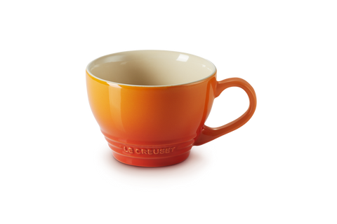 Tazza Giant Mug in gres vetrificato arancio (flame)  400 ml le creuset
