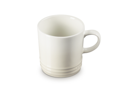 tazza mug in gres vetrificato merimgue 350ml le creuset