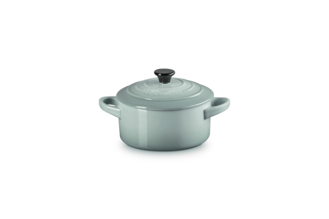 Mini cocotte rotonda in gres vetrificato sea salt Le creuset