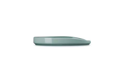 Poggiamestolo ovale in gres vetrificato sea salt Le creuset