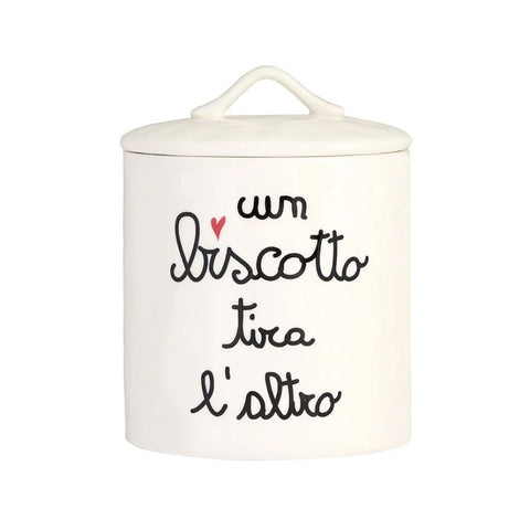 Barattolo in gres Un biscotto tira l'altro