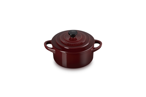 Mini cocotte rotonda in gres vetrificato garnet Le creuset