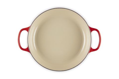 Tegame basso Evolution in ghisa vetrificata ciliegia 30cm Le Creuset