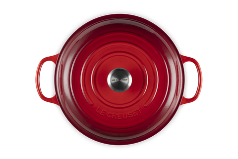 Tegame basso Evolution in ghisa vetrificata ciliegia 30cm Le Creuset