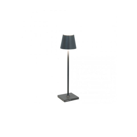 Lampada da tavolo Poldina Pro micro grigio scuro