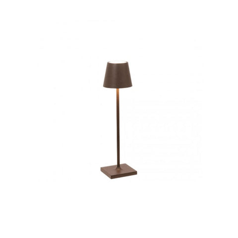 Lampada da tavolo Poldina Pro micro corten