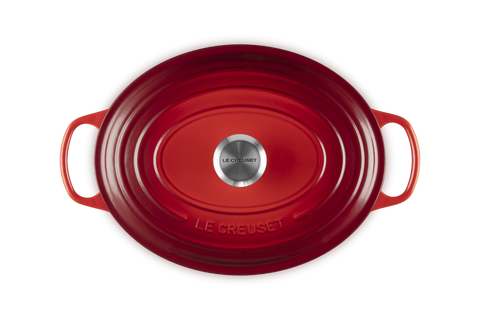 Cocotte ovale Evolution in ghisa vetrificata 31 cm ciliegia Le creuset