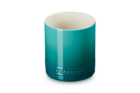 Contenitore spatole 1.1 L Evolution in gres vetrificato bleu riviera Le Creuset