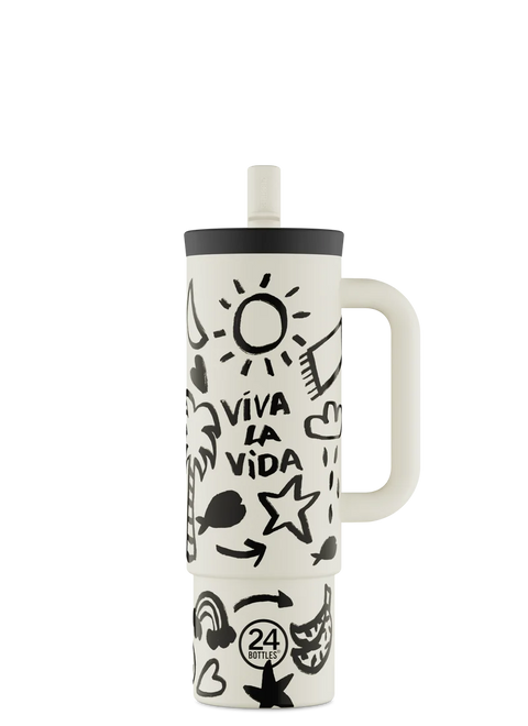 Straw Cup Termica Viva la Vida 800ml 24Bottles