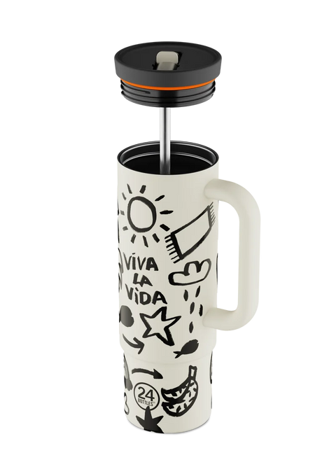 Straw Cup Termica Viva la Vida 800ml 24Bottles