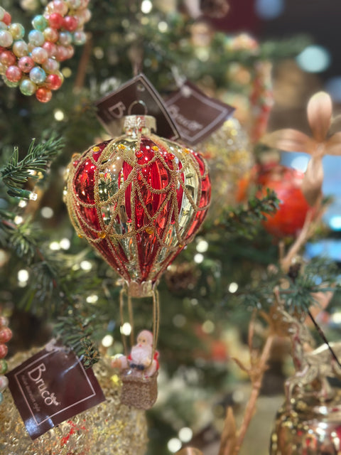 Decorazione per albero mongolfiera