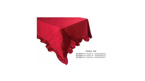 Tovaglia Timeless Rouche 145 x 220 cm Clodette