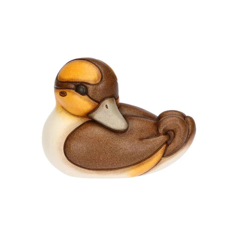 Anatroccolo germano in ceramica, piccolo Thun