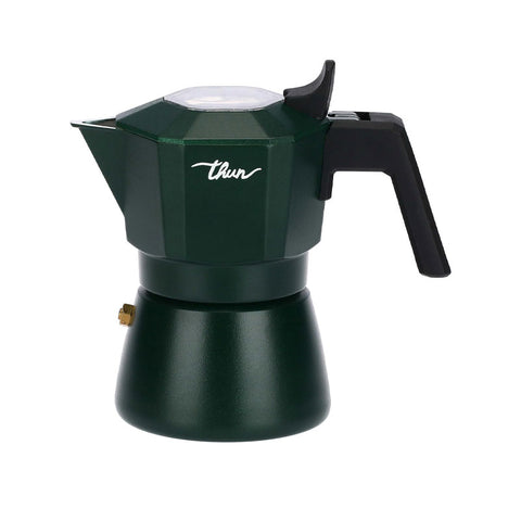 Thun – Caffettiera per Induzione Verde in Alluminio – Artemis