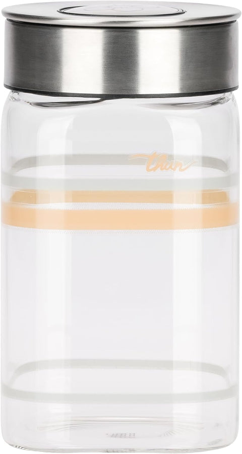 Barattolo in vetro con tappo in acciaio Pure Elegance Thun 1000 ml