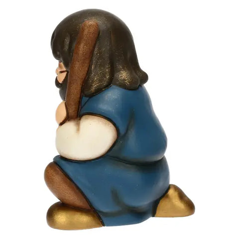 Pellegrino in ceramica presepe classico