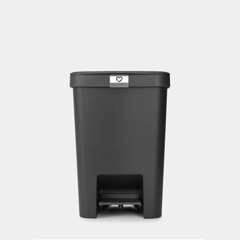 Pattumiera a pedale StepUp nero 25 lt Brabantia
