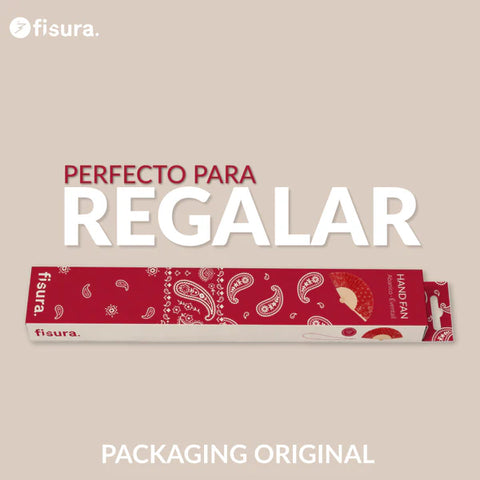 Ventaglio “Paisley” bordeaux