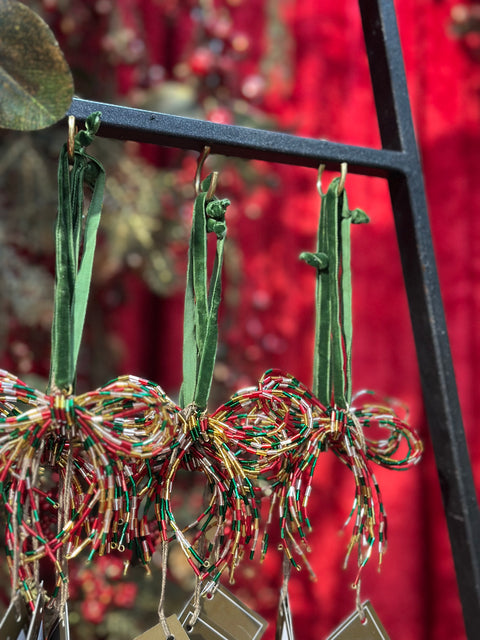 Decorazione albero fiocco