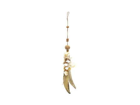 Pendente Leaves and shell cm 7x20 multi Bruco