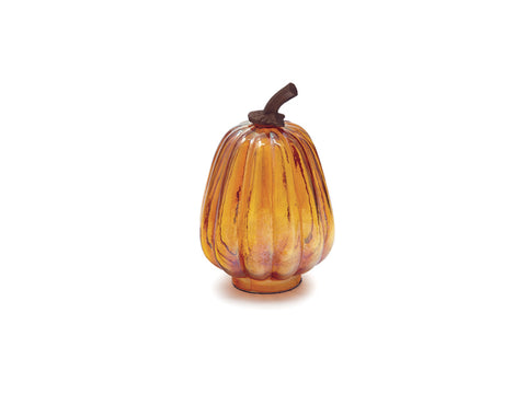ZUCCA VETRO SHINY CM15X21 ARANCIO BRUCO