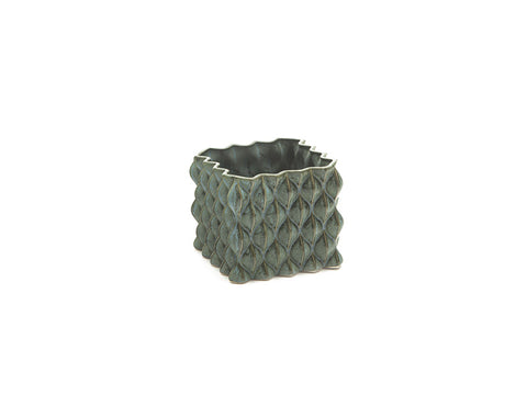 Caspò Ceramica Waves D16 H13 Verde Blu Matt Bruco