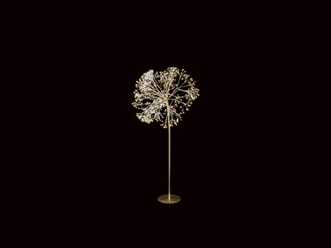 ALBERO DANDELION CM120 C/600 LUCI LED 220V - IP20 +FLASH ORO