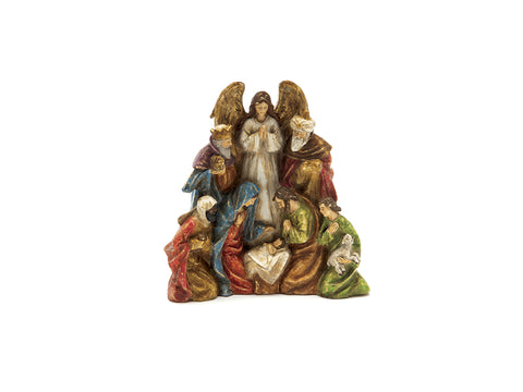 NATIVITA' IN RESINA CM32X13X33 MULTICOLOR