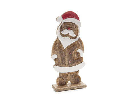 Babbo Natale legno grande