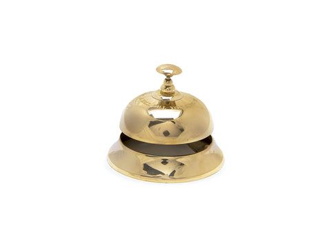 CAMPANELLO METAL DA TAVOLO CM11X10 ORO BRUCO