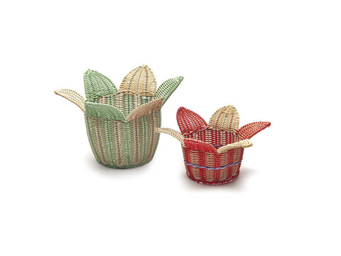 Set 2 pz Caspò sintetic corolla Bruco