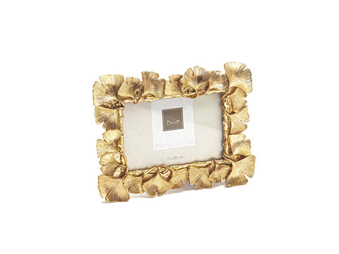 PORTAFOTO RESINA GINKO CM17X23 ORO ROSA     Bruco