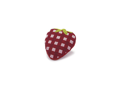 CUSCINO FRAGOLA C/PERLINE CM38X43 ROSSO  Bruco