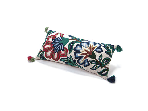 Cuscino in cotone flowers c/nappe cm 43x88 Multi Bruco